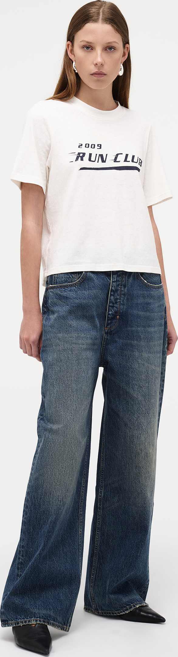 Yoko Baggy Jfk Dark Vintage Indigo, från Neuw, i färgen blue.