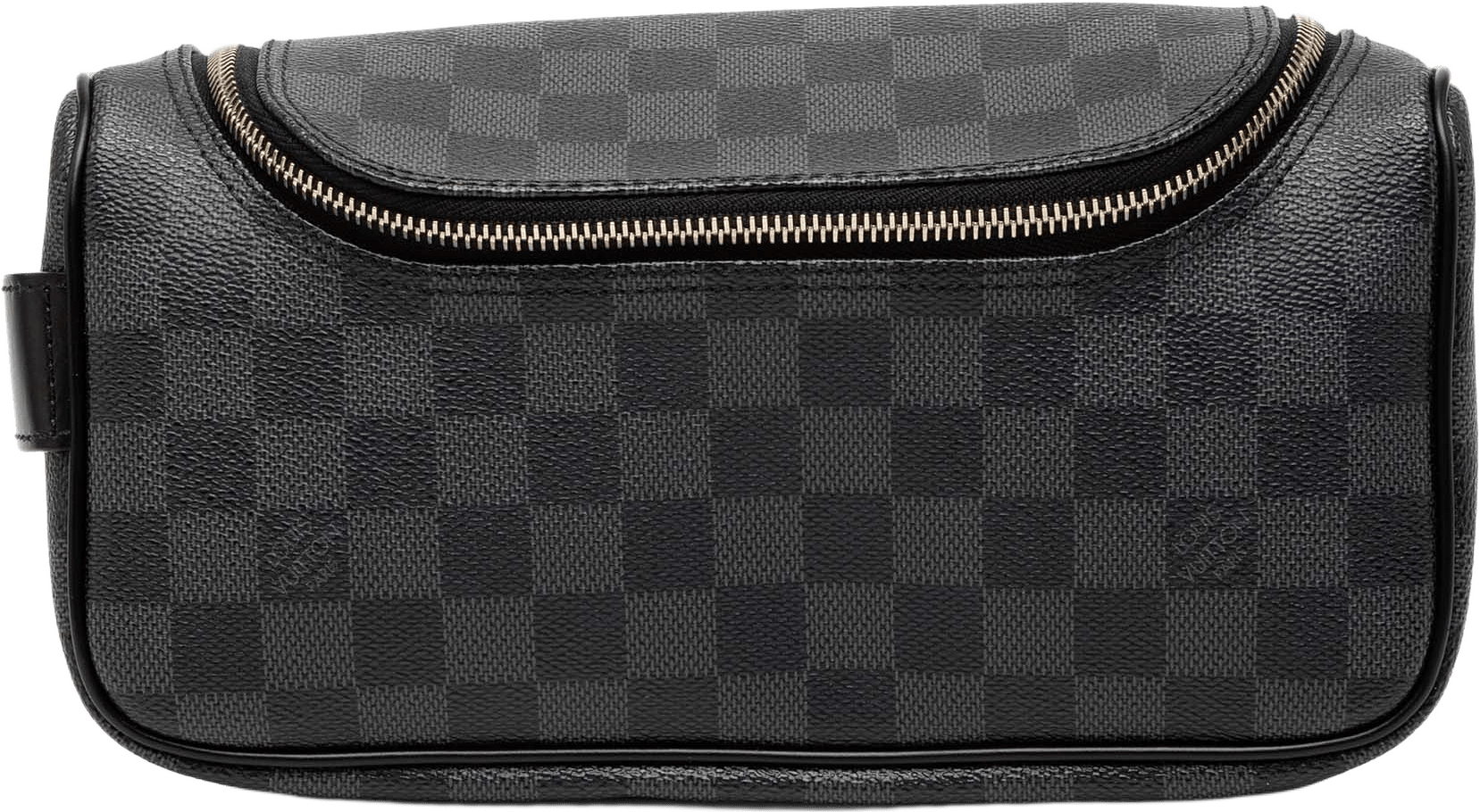 Louis Vuitton Damier Graphite Toiletry Pouch, från Luxclusif, i färgen black.