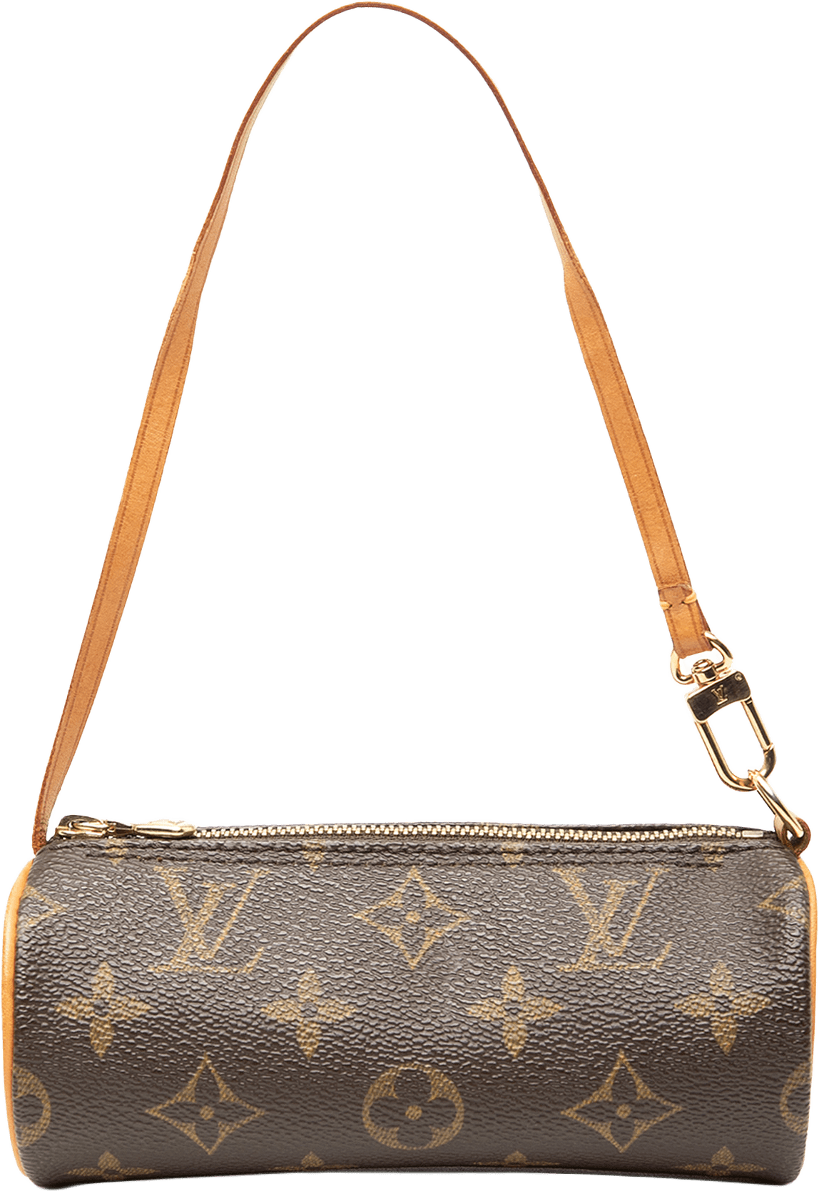 Louis Vuitton Monogram Papillon Pochette, från Luxclusif, i färgen brown.