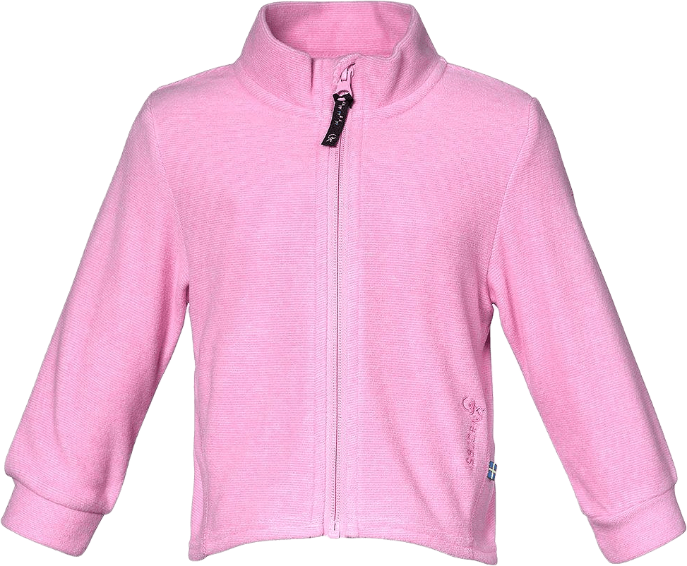 Isbjörn Lynx Fleecejacka 100% Återvunnen Polyester, från ISBJÖRN of Sweden, i färgen bubblegum.