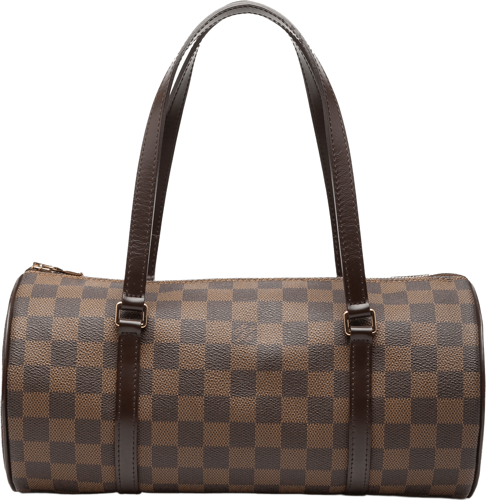 Louis Vuitton Damier Ebene Papillon 30, från Luxclusif, i färgen brown.