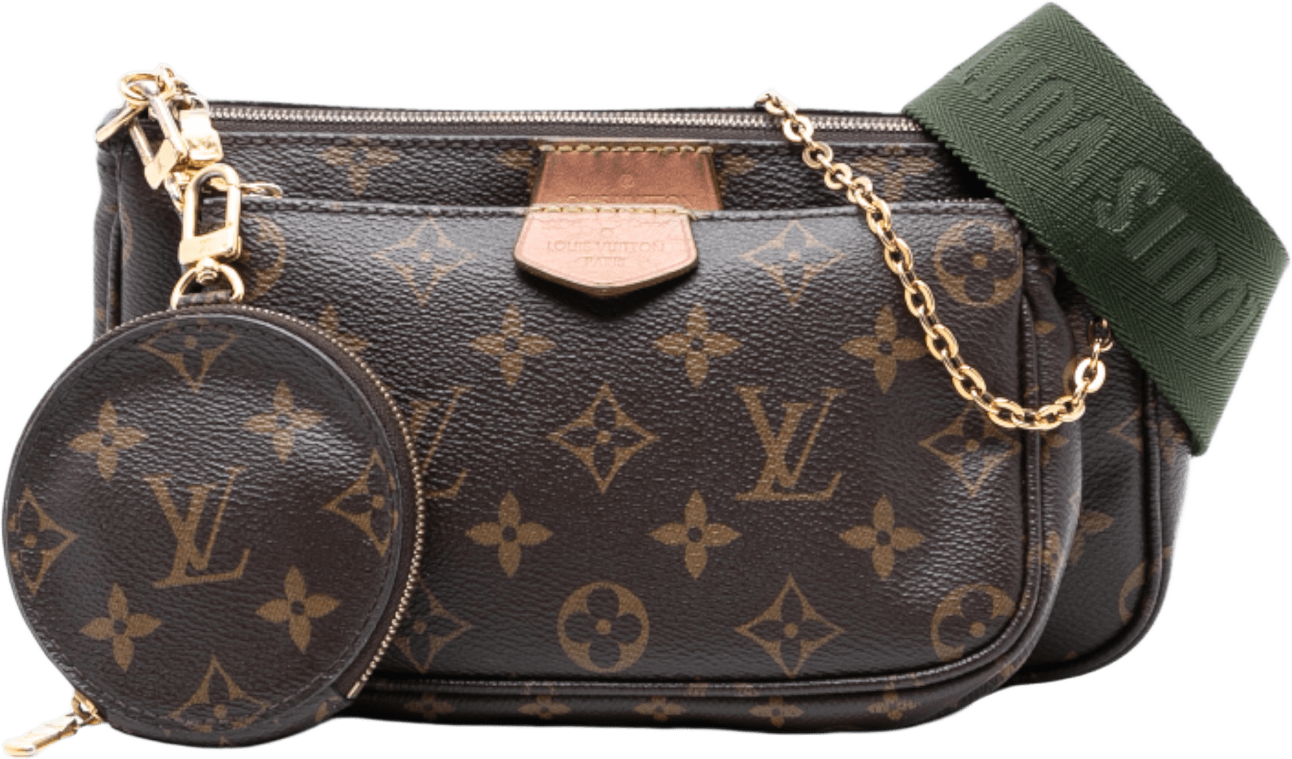 Louis Vuitton Monogram Multi Pochette Accessoires, från Luxclusif, i färgen brown.