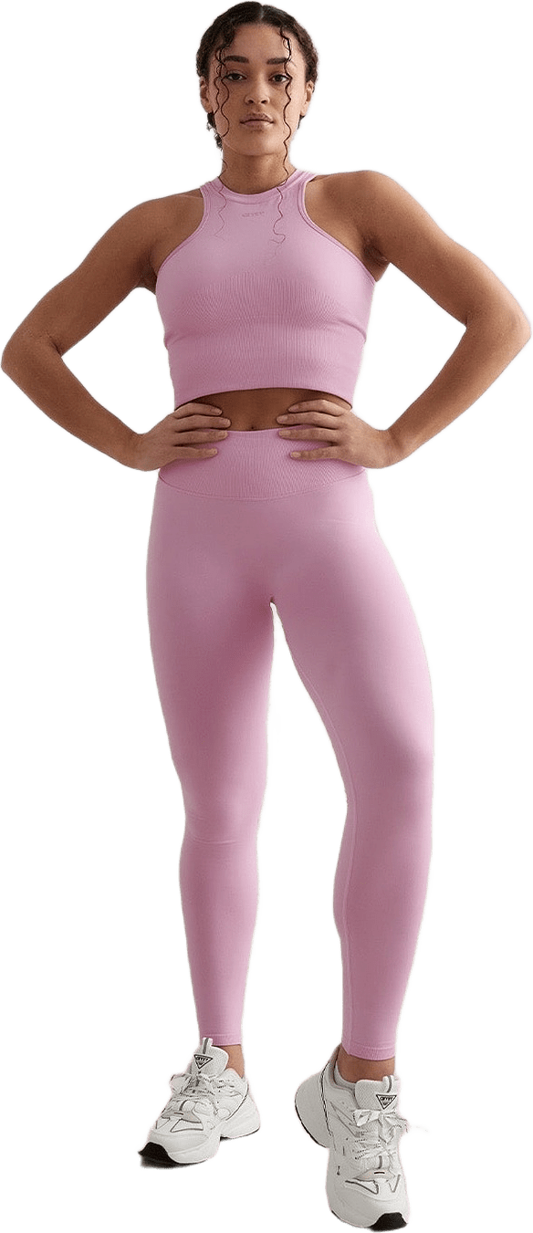 Cotton Candy Shape Seamless Racerfront Top