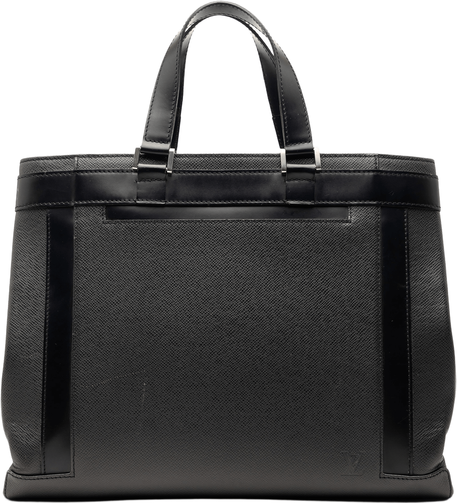 Louis Vuitton Taiga Kasbek Pm, från Luxclusif, i färgen black.