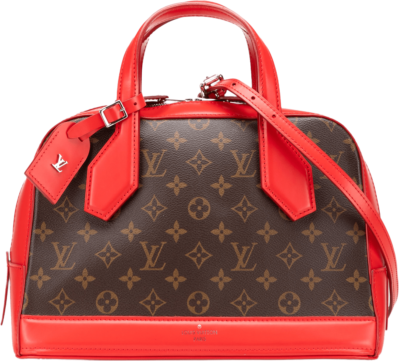 Louis Vuitton Monogram Dora Pm, från Luxclusif, i färgen brown.