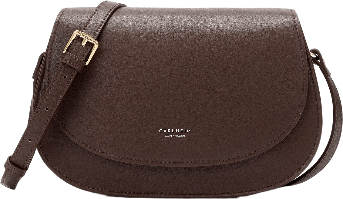 Handväska Läder Jolie, från Carlheim, i färgen brun.