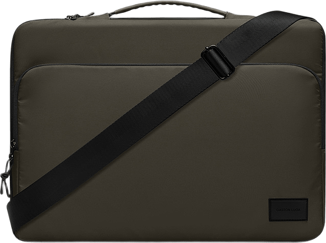 Däsh Cushioned Briefcase 15"/16", från Gaston Luga, i färgen olive.
