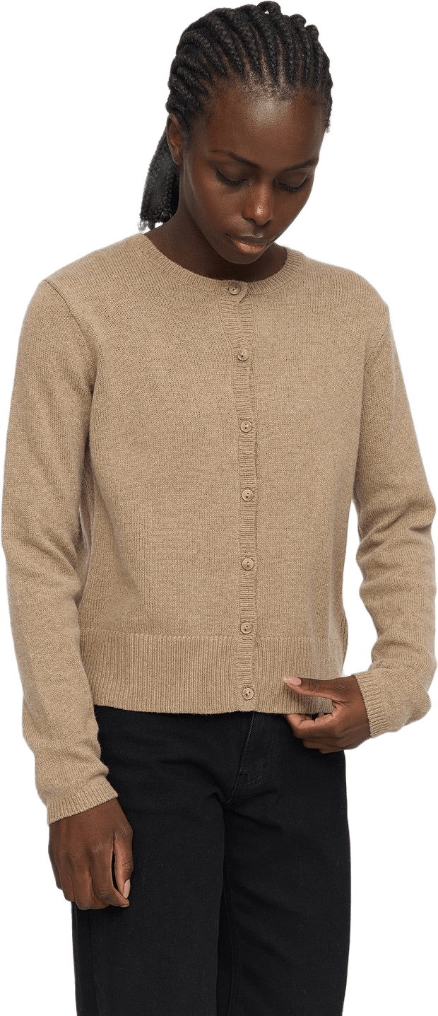 Srluni Knit Cardigan - Oatmeal Melange