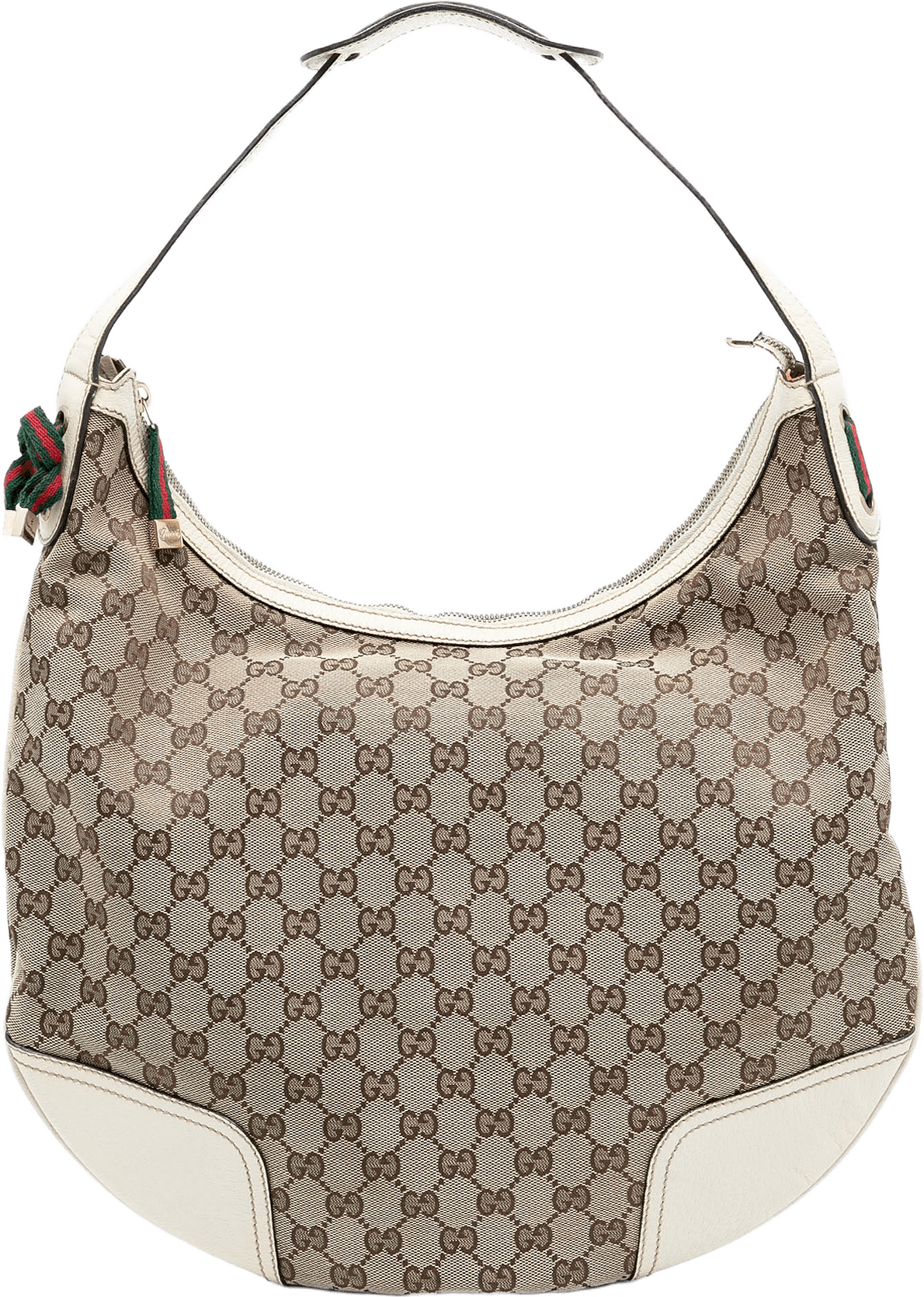 Gucci Large Gg Canvas Princy Hobo, från Luxclusif, i färgen beige.