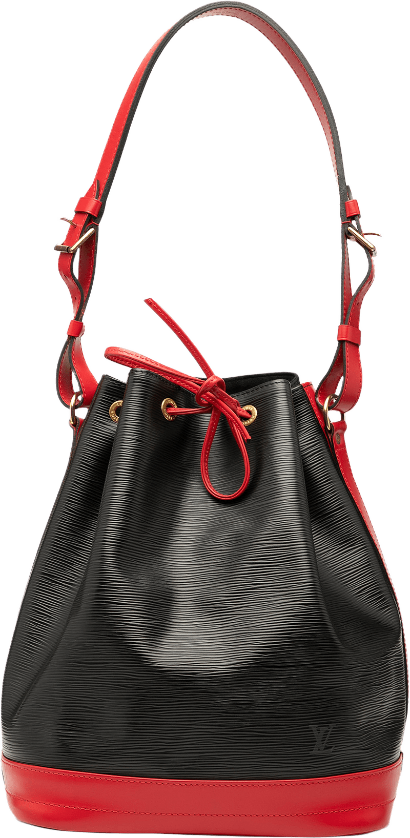 Louis Vuitton Epi Bicolor Noe Gm, från Luxclusif, i färgen black.