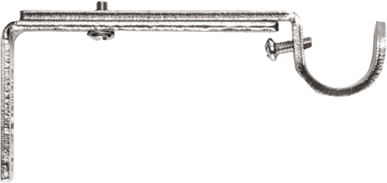 Reglerbar gardinstångshållare Ø19 mm, 1 st, från Kirsch, i färgen Stainless Steel.