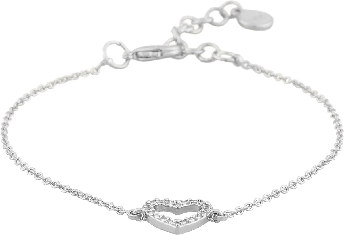 Valentina Chain Bracelet, från SNÖ of Sweden, i färgen s/clear.