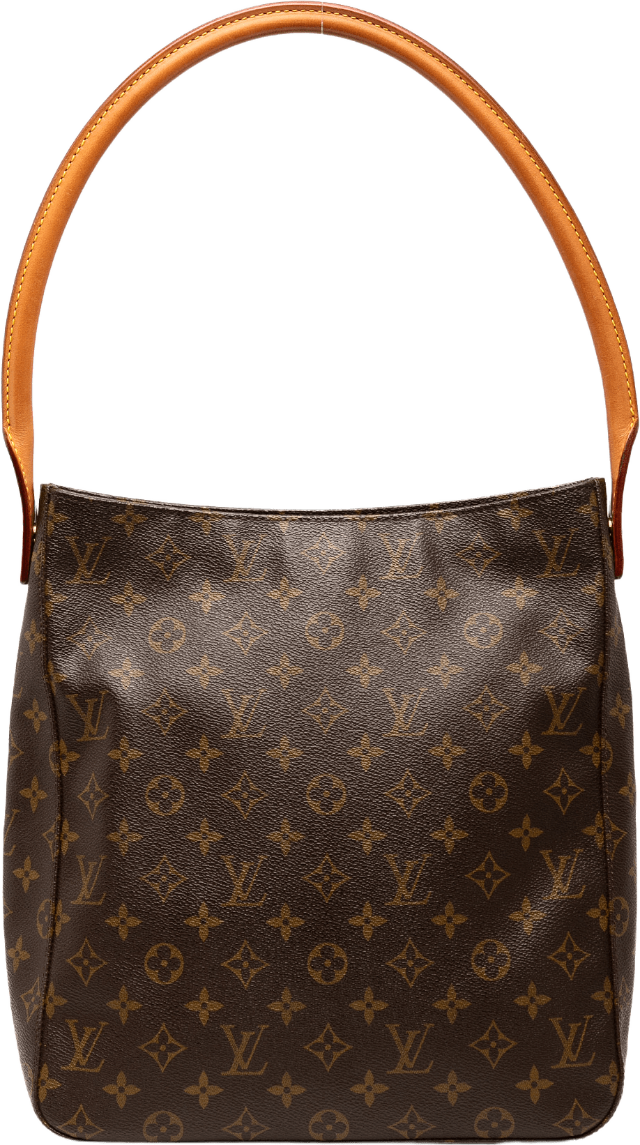 Louis Vuitton Monogram Looping Gm, från Luxclusif, i färgen brown.