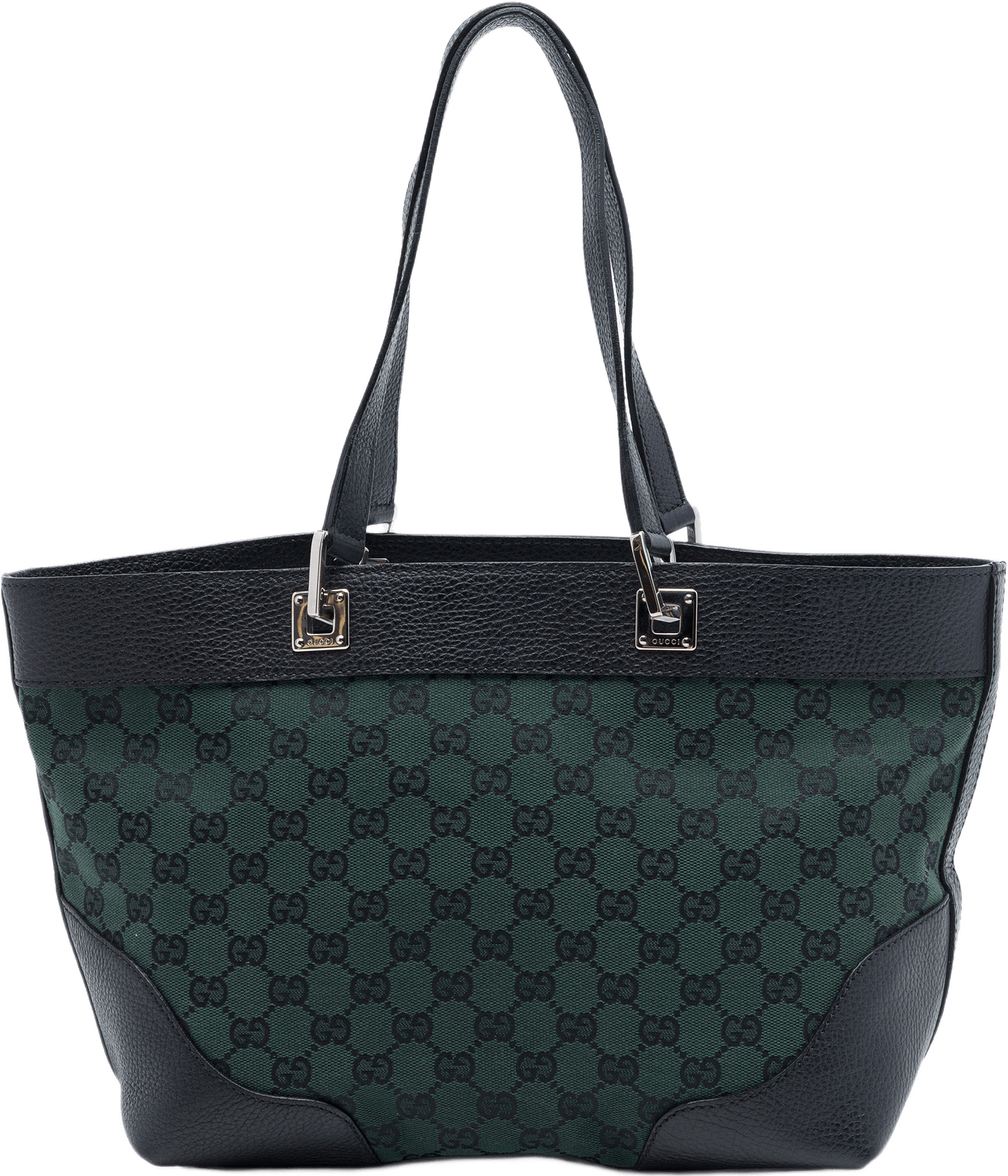 Gucci Gg Canvas Tote, från Luxclusif, i färgen grön.