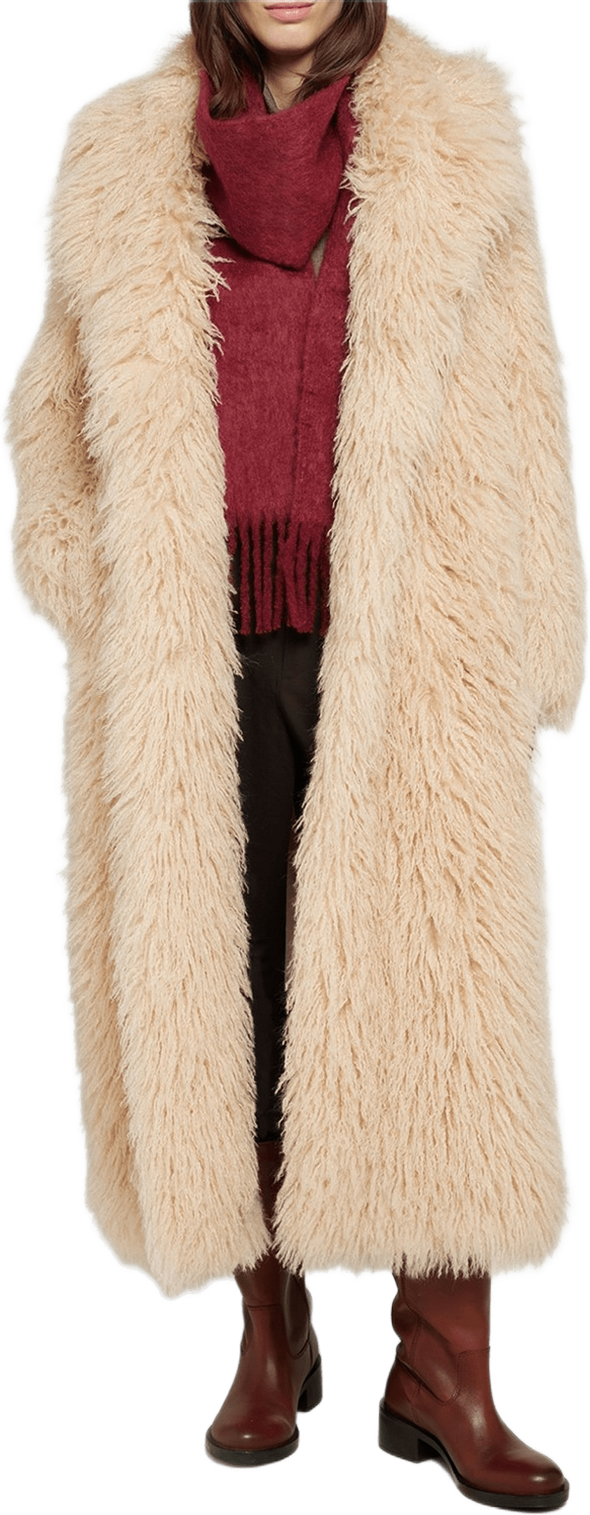 Daryll Coat, från ROCKANDBLUE, i färgen cream.