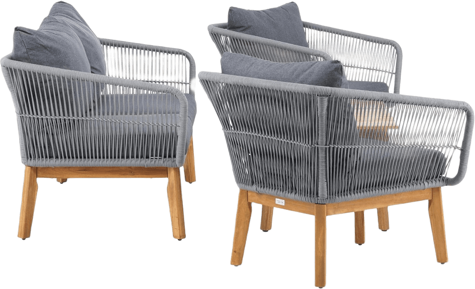 Chania Soffgrupp, från Venture Home, i färgen grey.