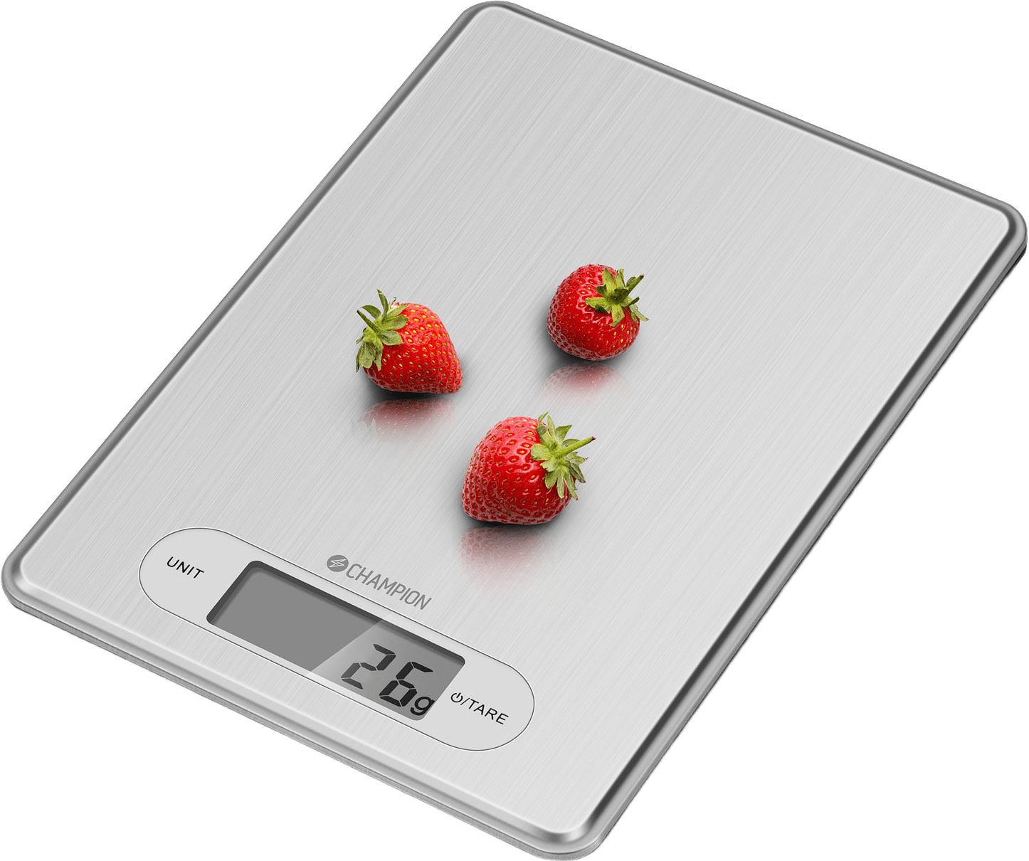 Köksvåg Rostfri 5kg, från Champion Nordic, i färgen silver.