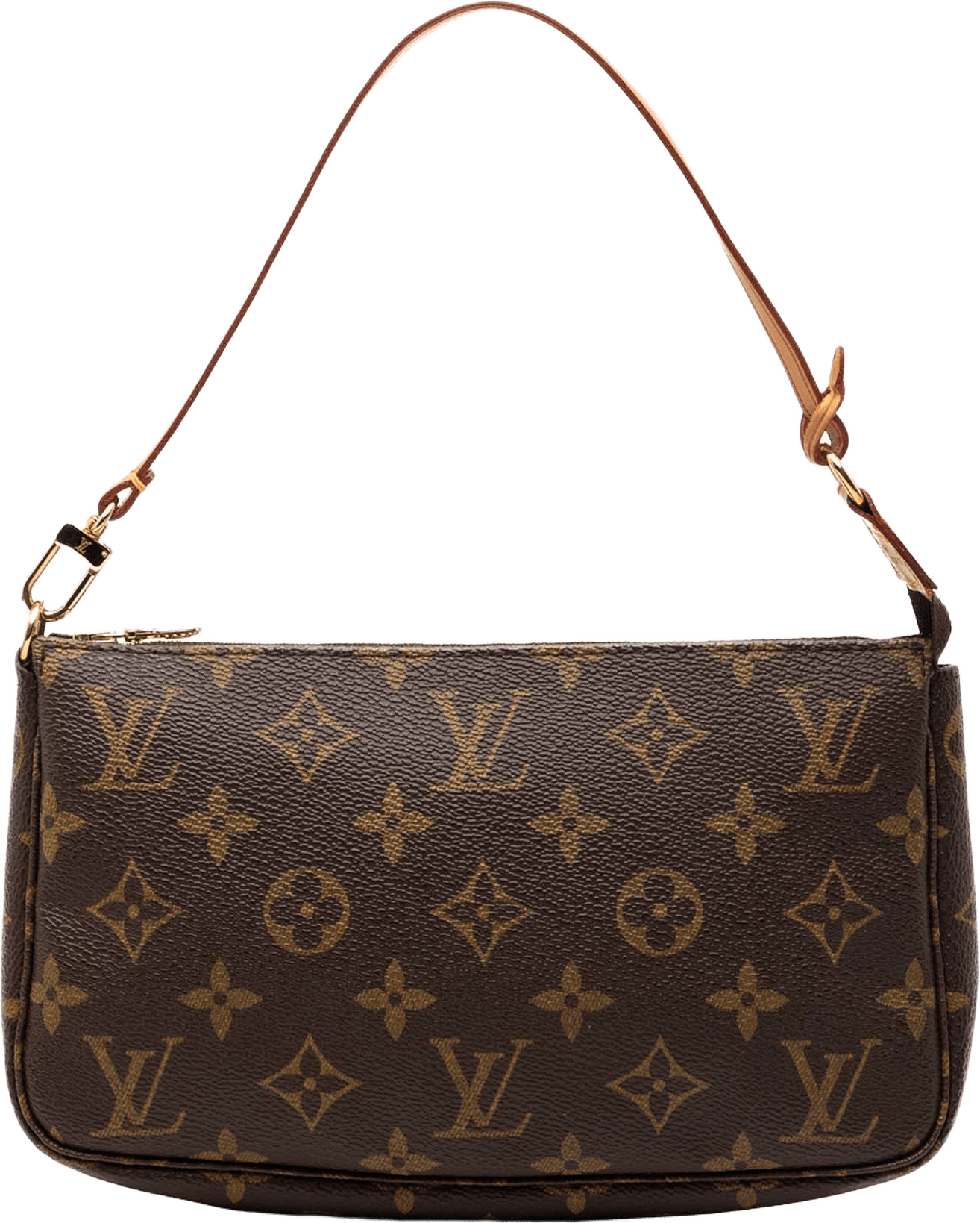 Louis Vuitton Monogram Pochette Accessoires, från Luxclusif, i färgen brown.