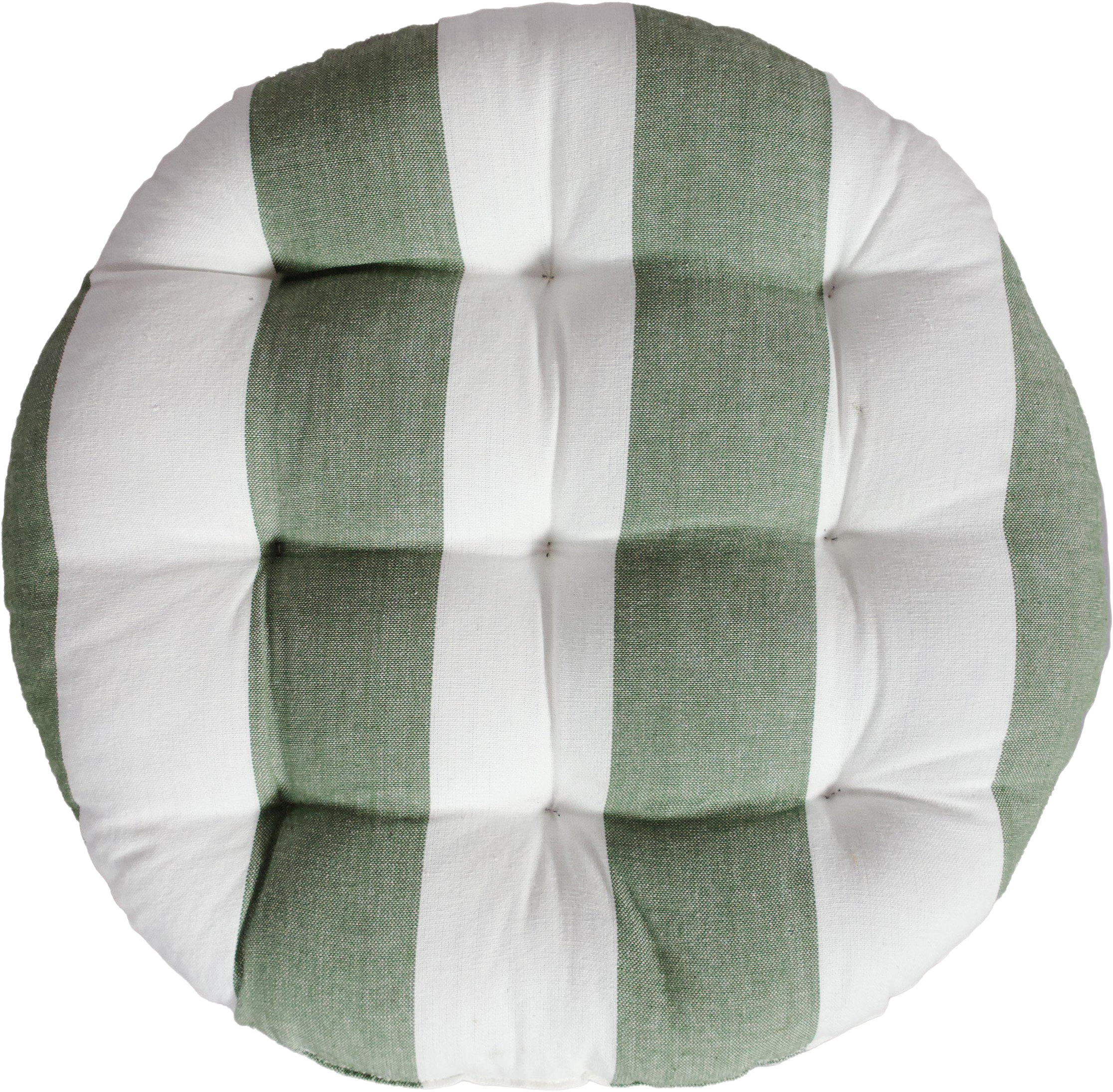 Louise Stolsdyna - Rund, från Svanefors, i färgen mossa.