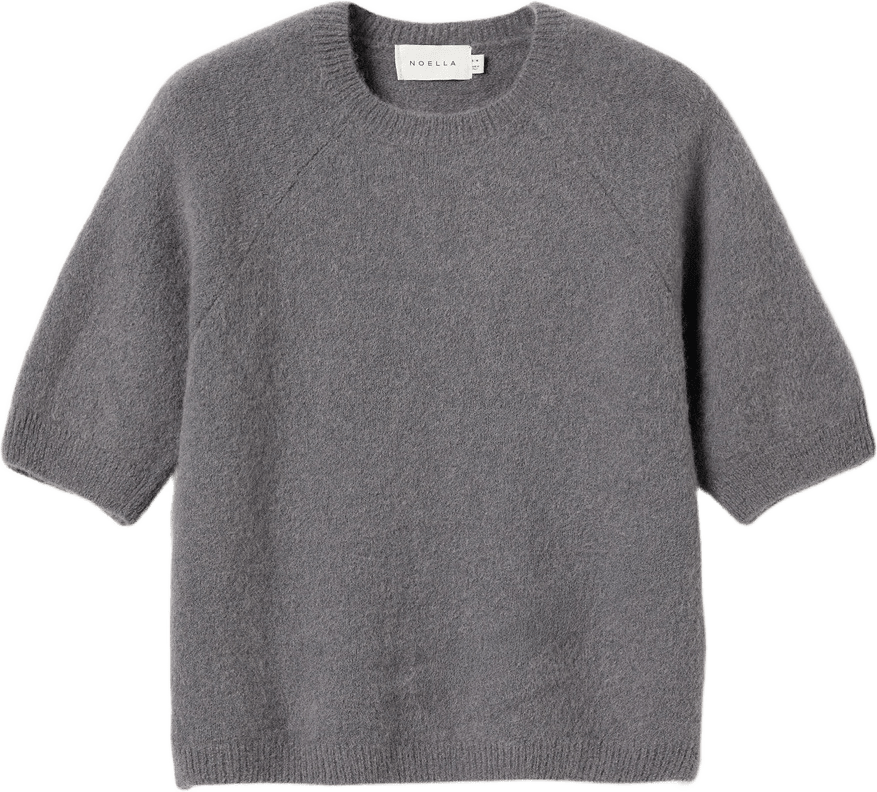 N-lane Knit - Dark Grey Mel., från Noella, i färgen dark grey mel..