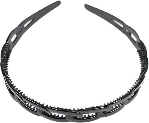 Diadem med öglor, från Complement, i färgen black.