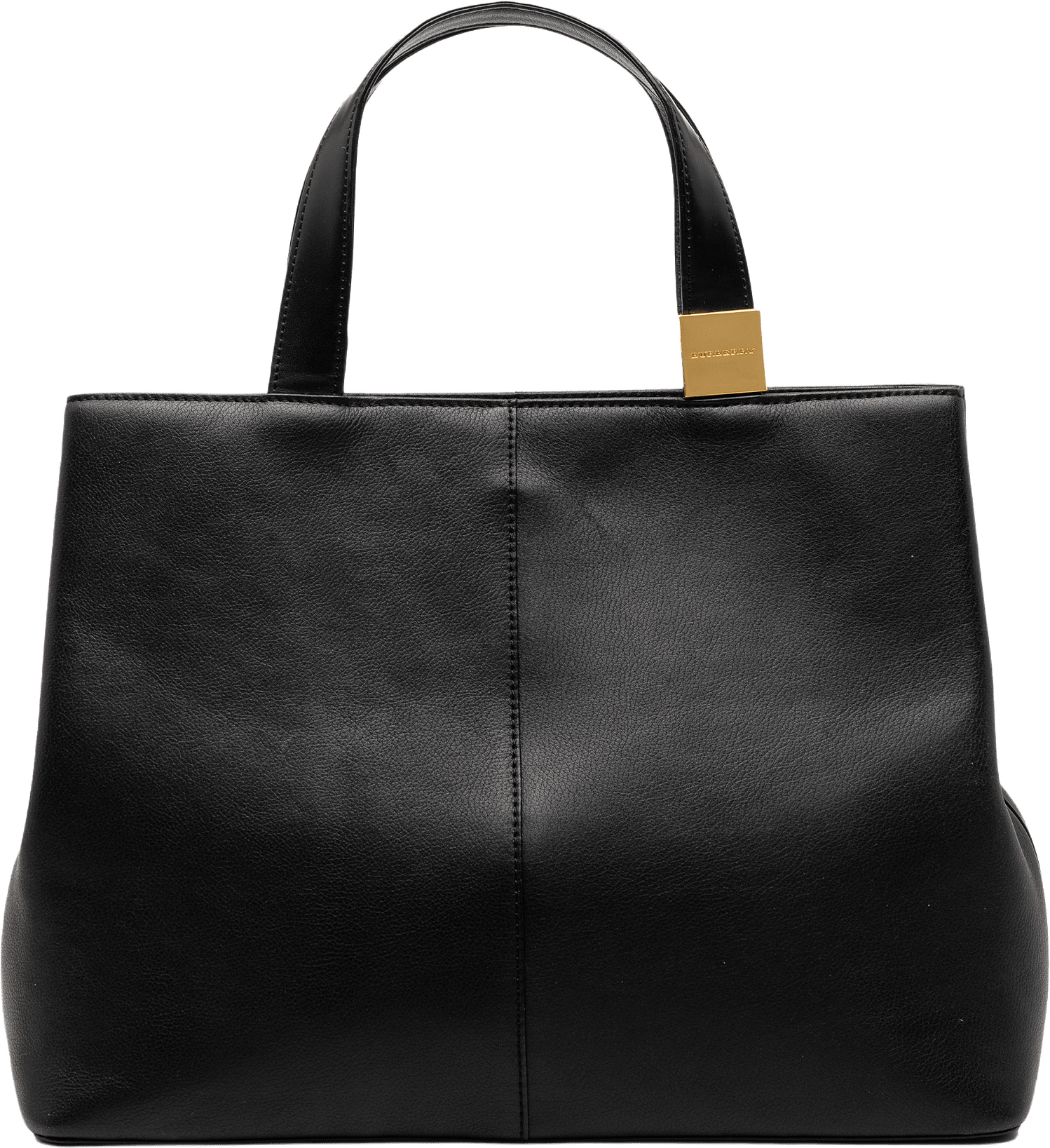 Burberry Leather Tote, från Luxclusif, i färgen black.