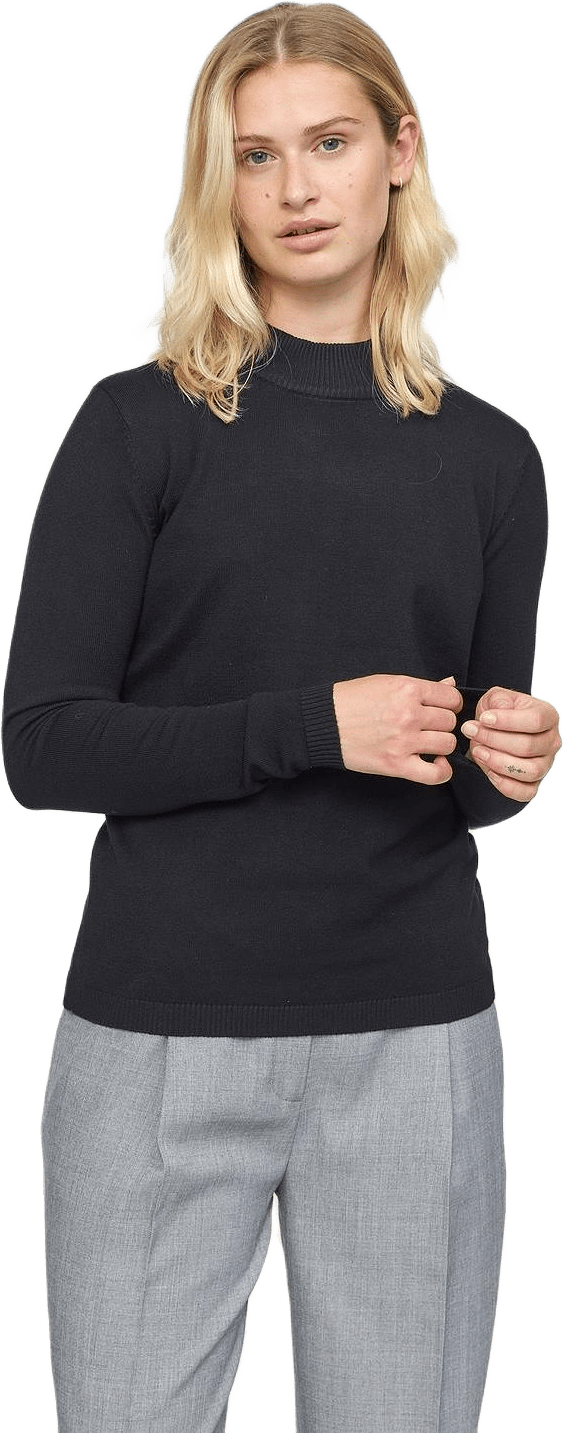 Srmarla Turtleneck Knit, från Soft Rebels, i färgen total eclipse.