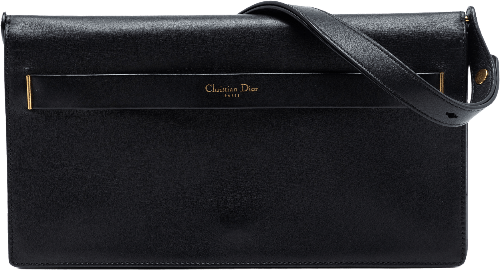 Dior Smooth Calfskin Handbag, från Luxclusif, i färgen black.