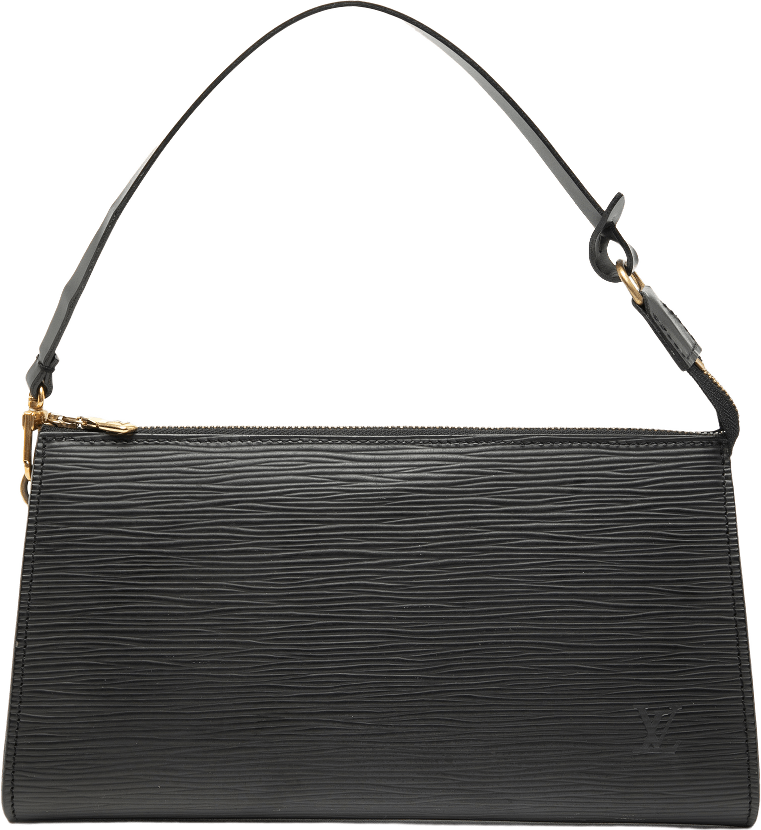 Louis Vuitton Epi Pochette Accessoires, från Luxclusif, i färgen black.