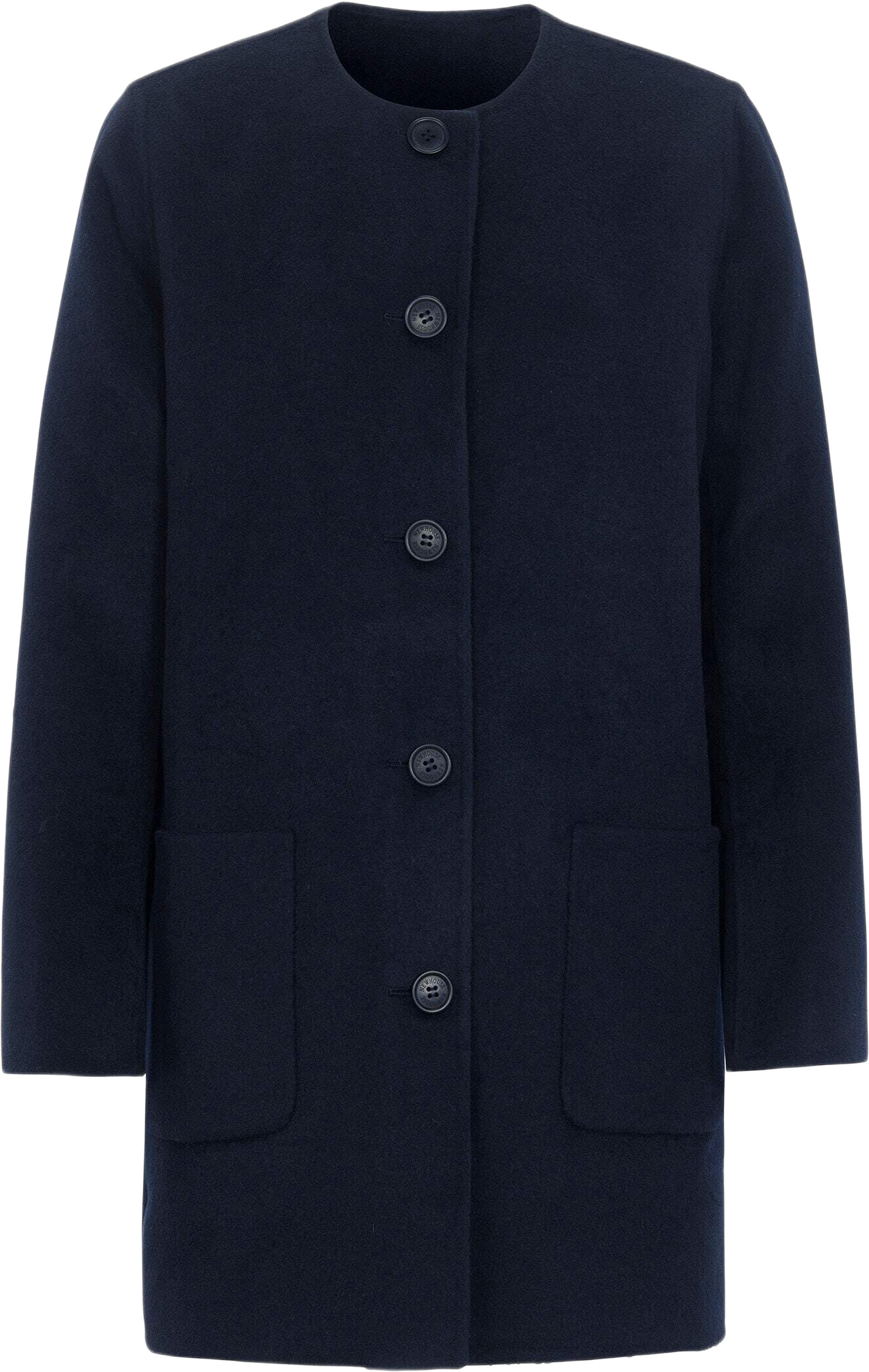 Josephine Coat, från Newhouse, i färgen marinblå.