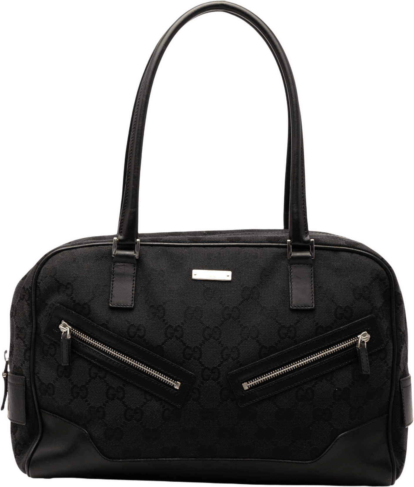 Gucci Gg Canvas Shoulder Bag, från Luxclusif, i färgen black.