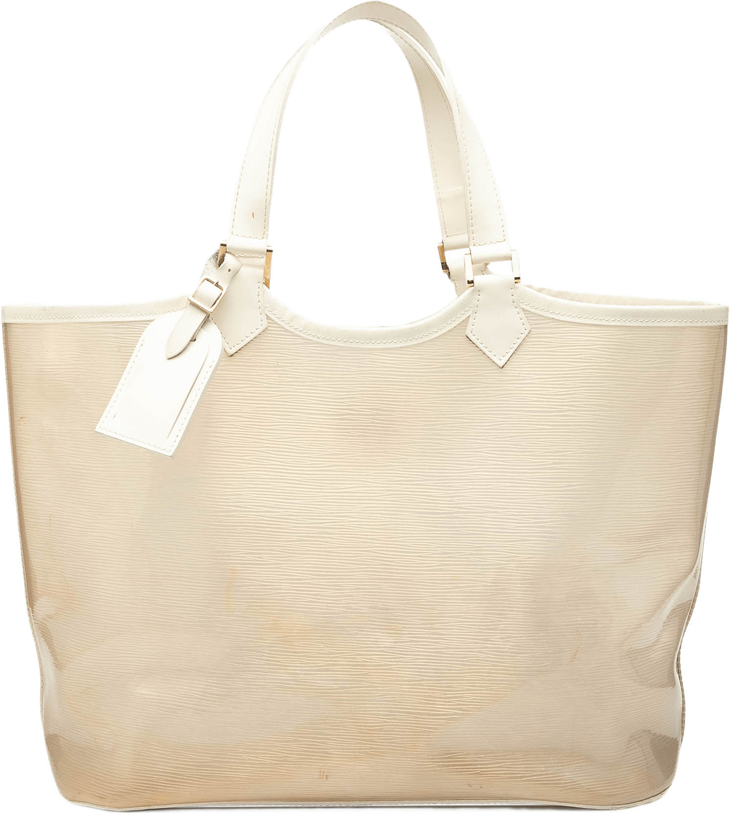 Louis Vuitton Epi Plage Lagoon Bay Gm, från Luxclusif, i färgen vit.