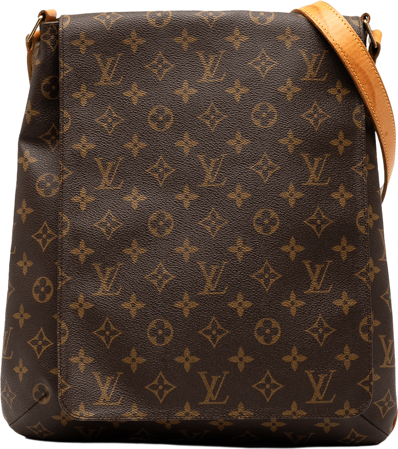 Louis Vuitton Monogram Musette Salsa Gm, från Luxclusif, i färgen brown.