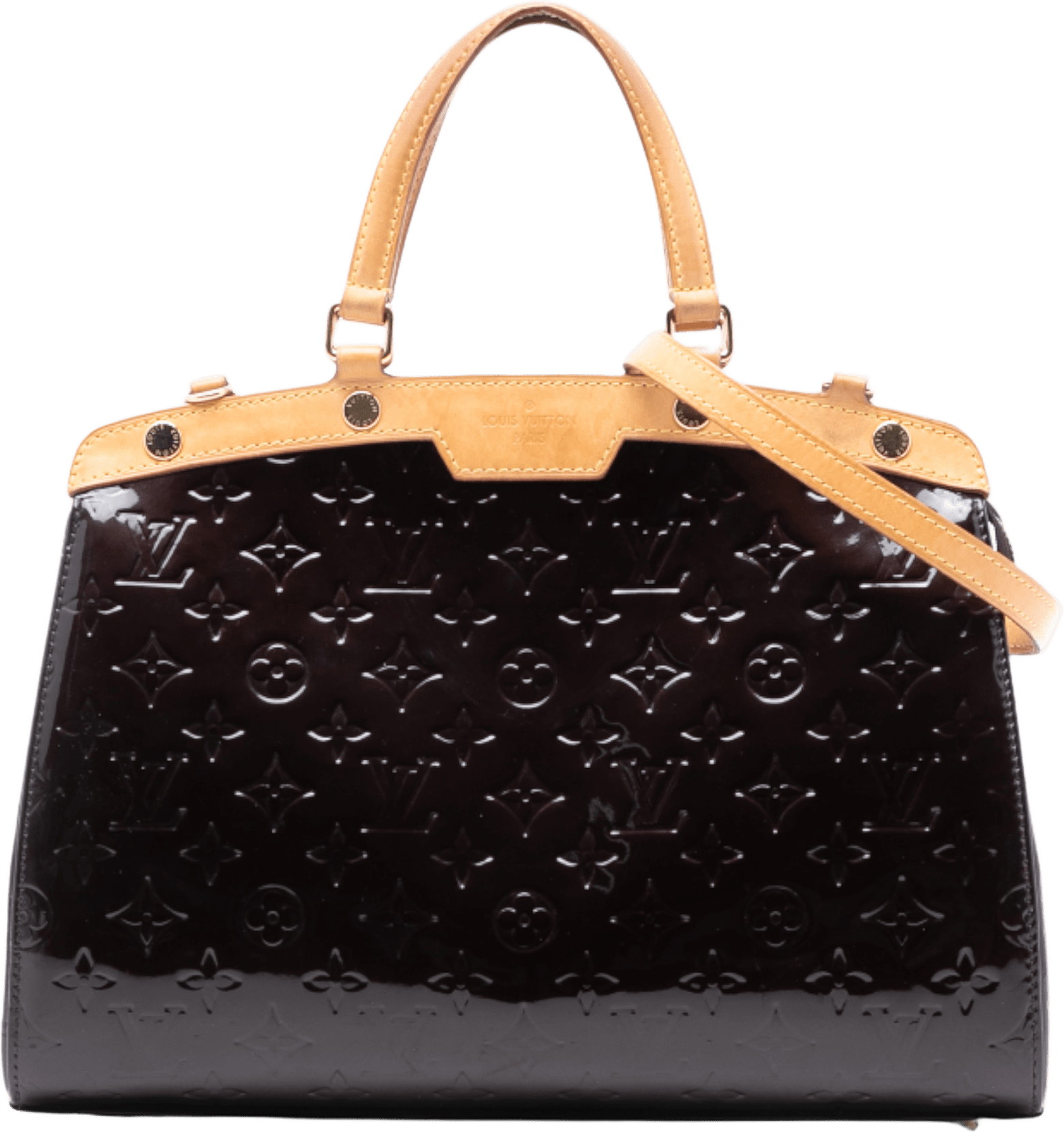 Louis Vuitton Monogram Vernis Brea Mm, från Luxclusif, i färgen purple.