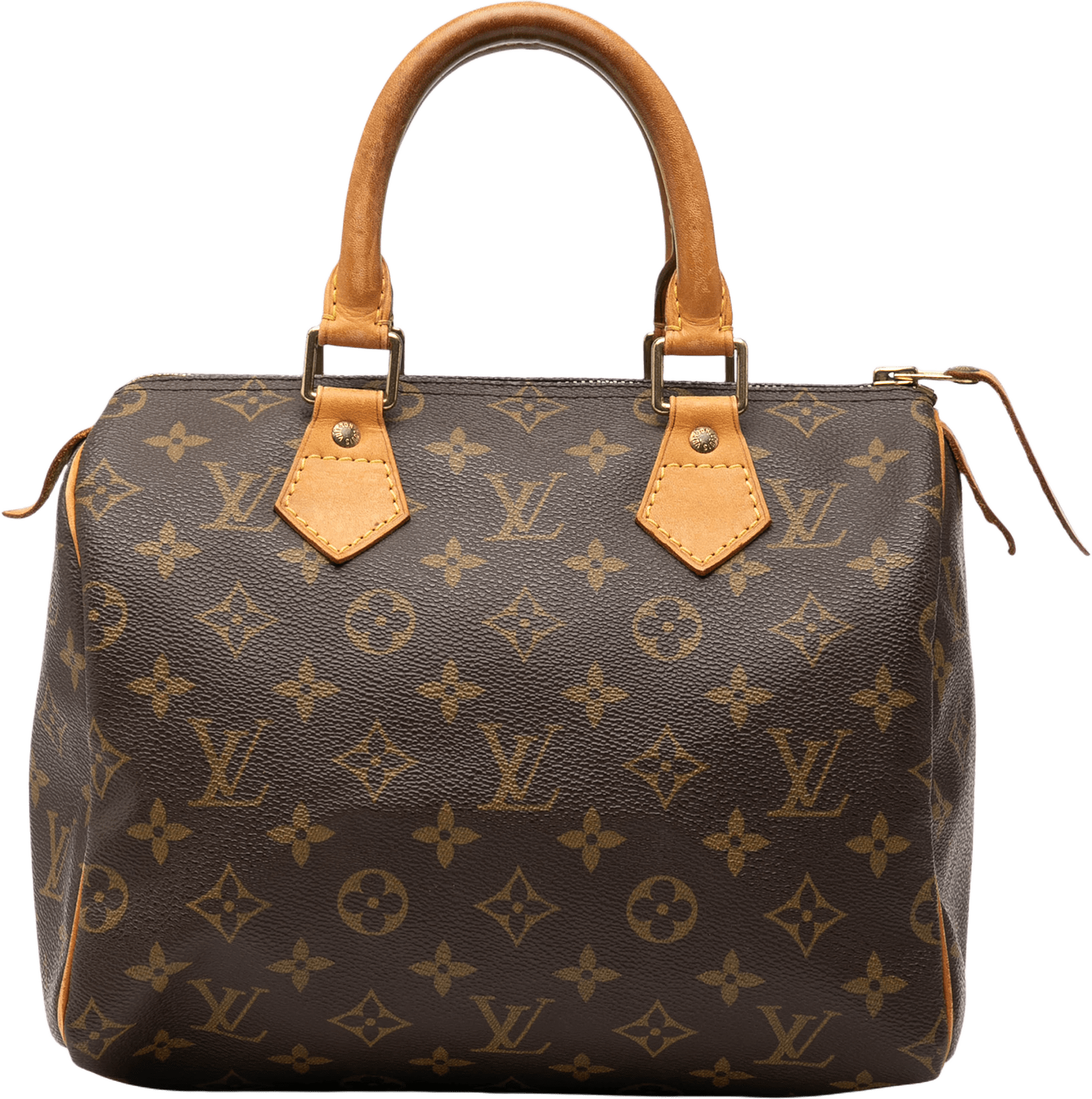 Louis Vuitton Monogram Speedy 25, från Luxclusif, i färgen brown.