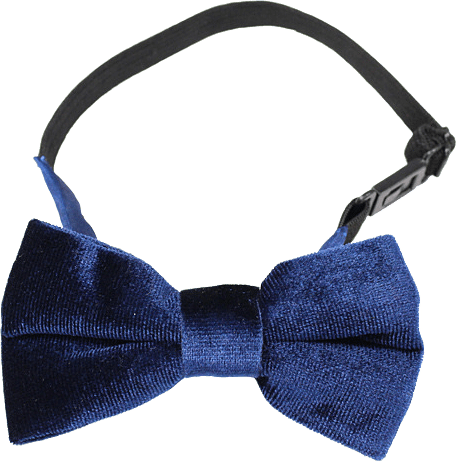 Fluga I Sammetsimitation För Barn, från Complement Kids, i färgen navy.