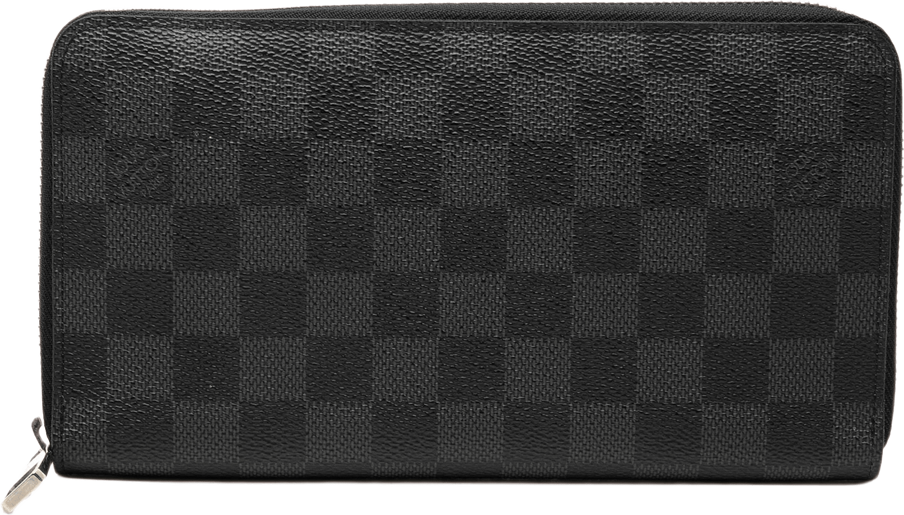 Louis Vuitton Damier Graphite Zippy Organizer Wallet, från Luxclusif, i färgen svart.