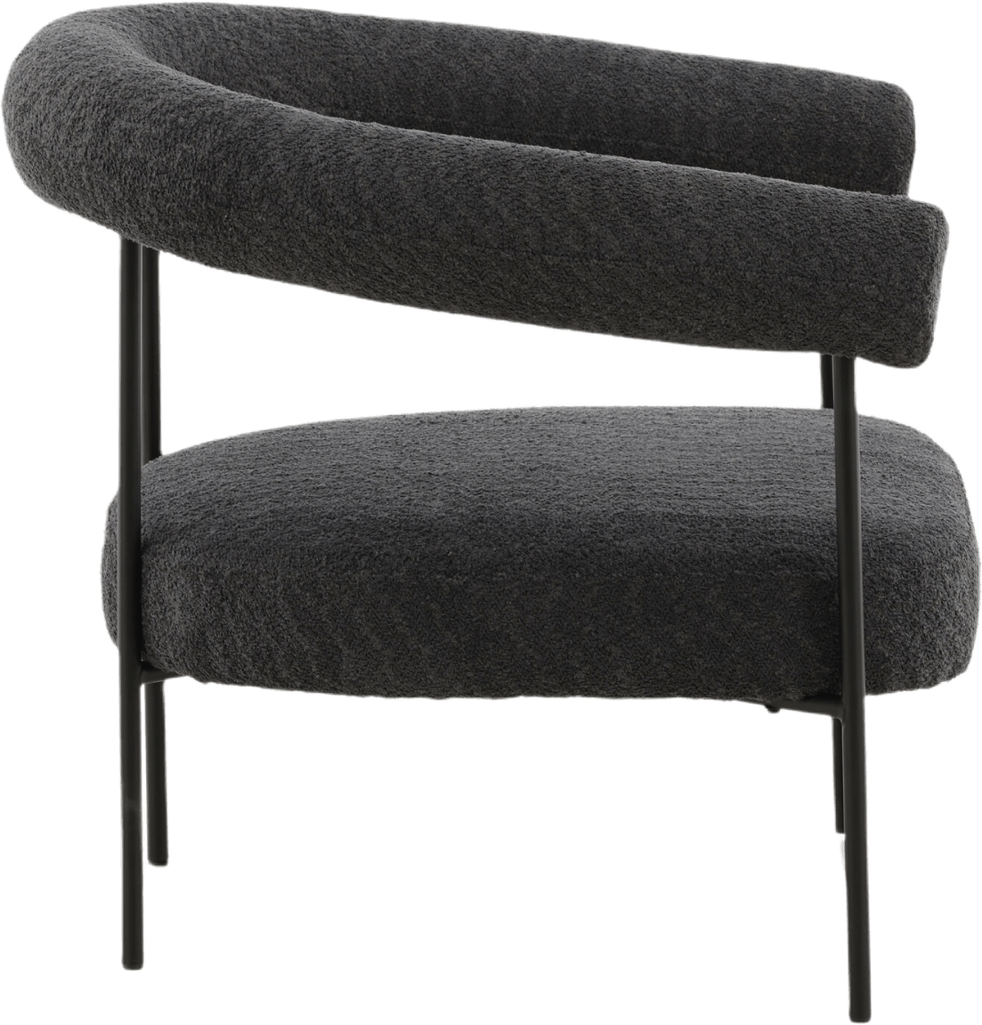 Hökåsen X Josefin Lustig Fåtölj, från Venture Home, i färgen dark grey.