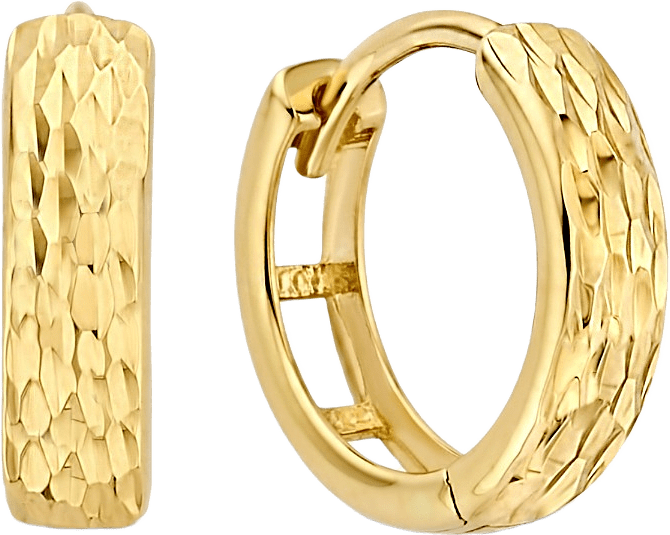 Rivoli 14 Karat Guld Creoler