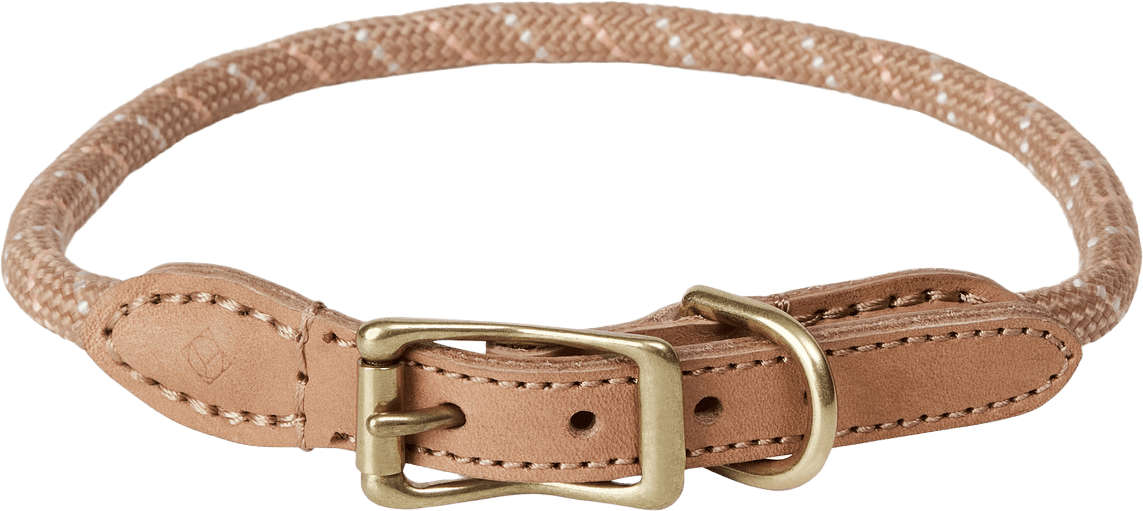 Perry Dog Collar - Extra Large, från OYOY Living, i färgen caramel.
