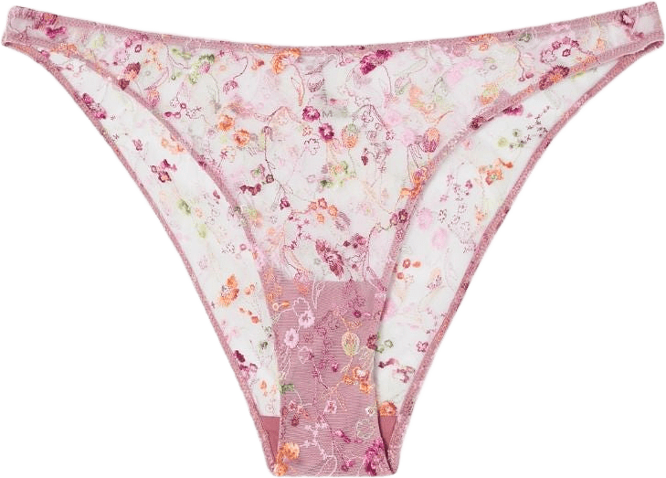 Mesh Bikini Briefs, från Understatement, i färgen pink.