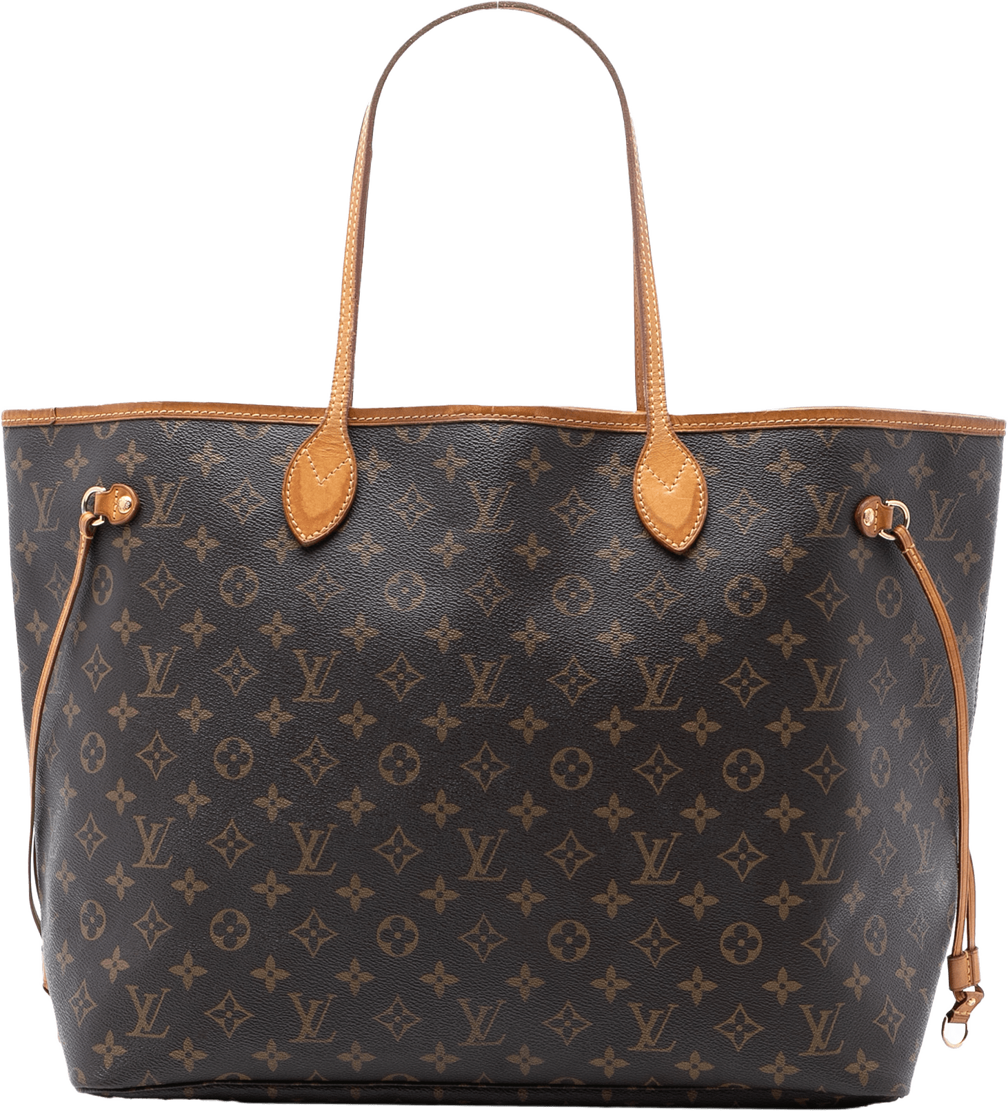Louis Vuitton Monogram Neverfull Gm, från Luxclusif, i färgen brown.