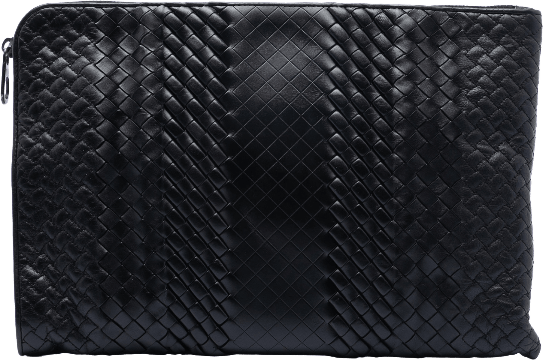 Bottega Veneta Nappa Intrecciato Document Case, från Luxclusif, i färgen black.