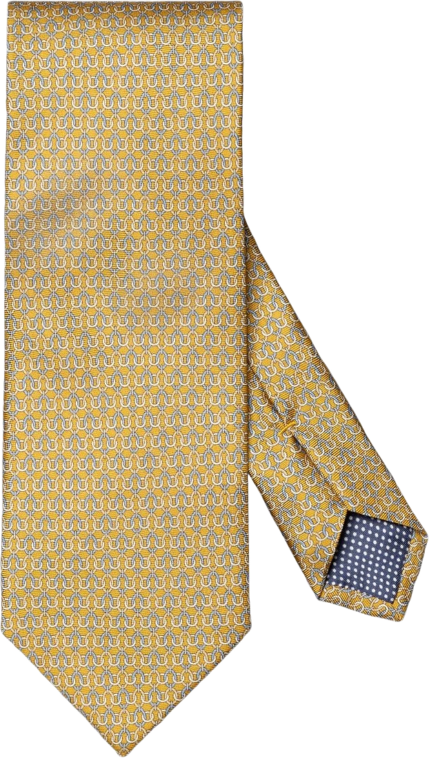 Slips Med Geometriskt Mönster, från Eton, i färgen yellow.