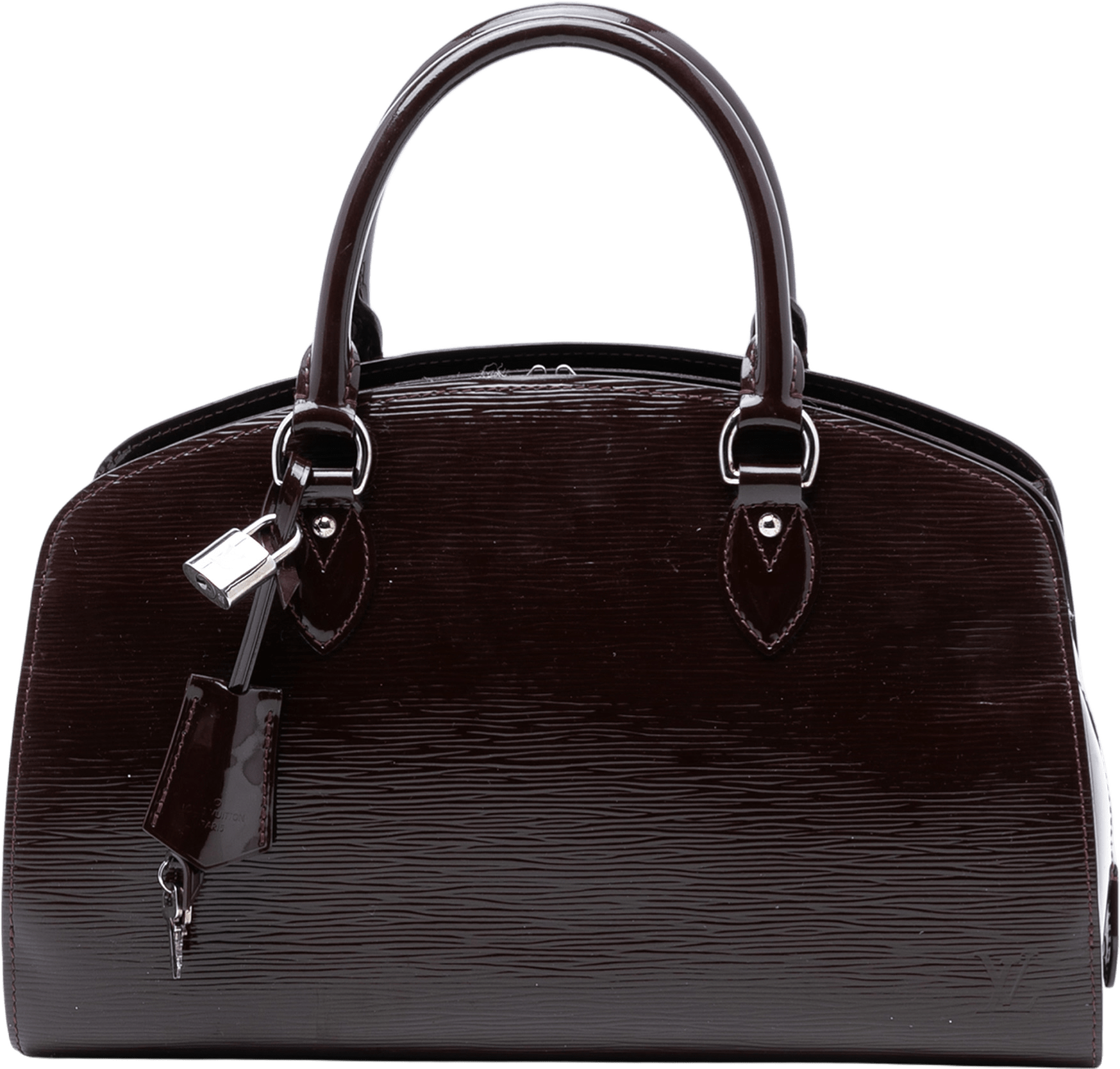 Louis Vuitton Electric Epi Pont Neuf Pm, från Luxclusif, i färgen purple.