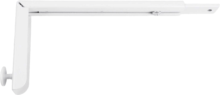 C-VINKEL 20-30CM FÖRSTÄRKT, från Kirsch, i färgen White.