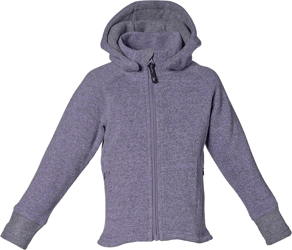 Shaun Hoodie Kids, från ISBJÖRN of Sweden, i färgen lavender.