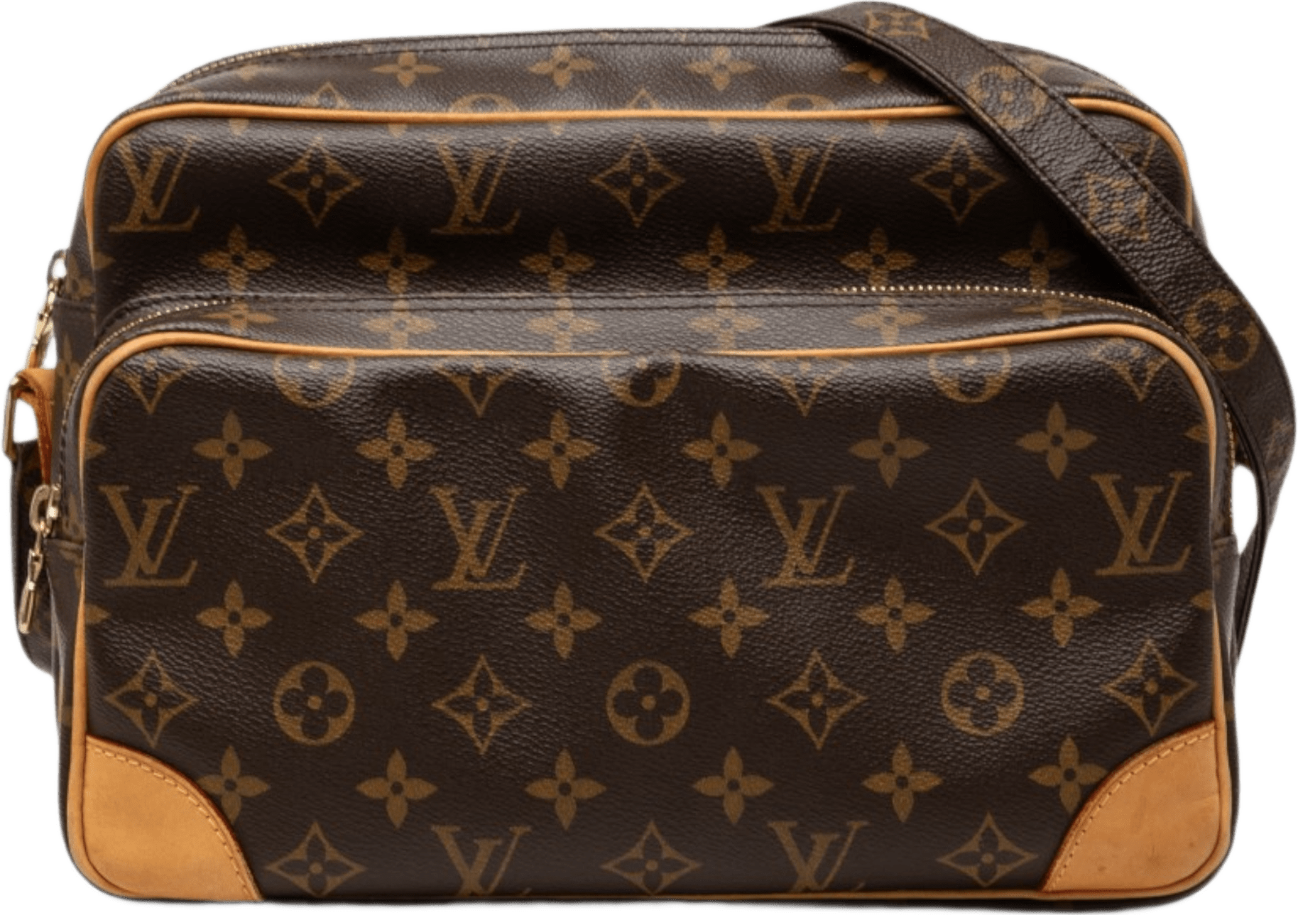 Louis Vuitton Monogram Nil Crossbody, från Luxclusif, i färgen brun.