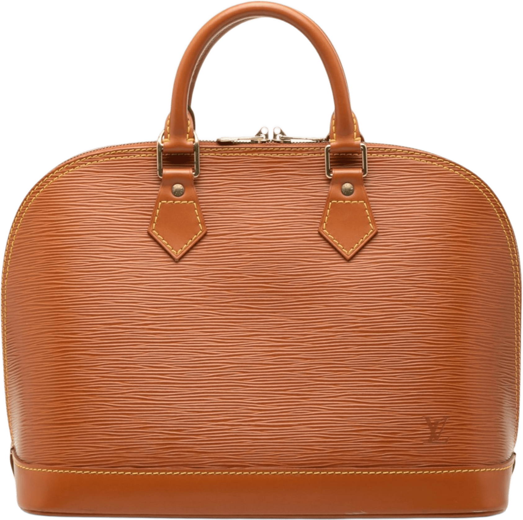 Louis Vuitton Epi Alma Pm, från Luxclusif, i färgen brown.