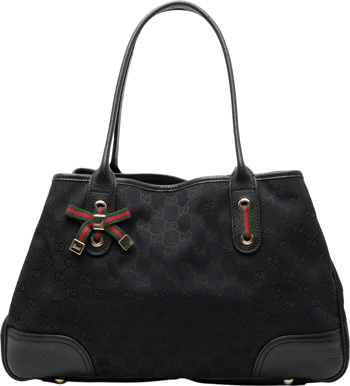 Gucci Gg Canvas Princy Tote, från Luxclusif, i färgen black.